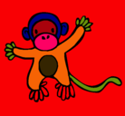 Dibujo Mono pintado por AndreaGGM