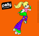 Dibujo Polly Pocket 17 pintado por color