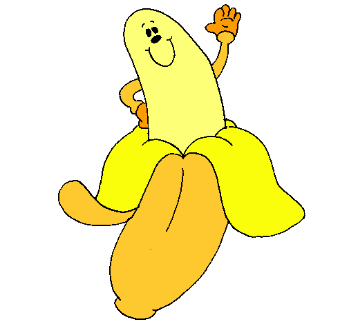 Dibujo Banana pintado por arantxantxan