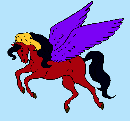 Pegaso volando