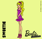 Dibujo Barbie Fashionista 6 pintado por Loren