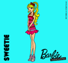 Dibujo Barbie Fashionista 6 pintado por delfina432