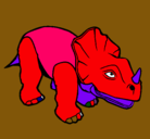 Dibujo Triceratops II pintado por yuji