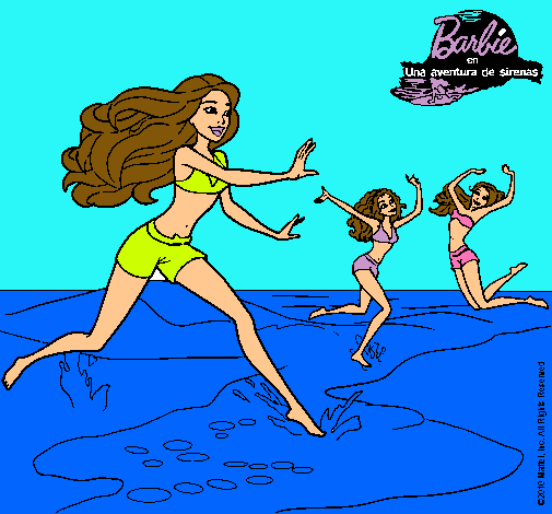 Barbie de regreso a la playa