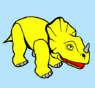 Dibujo Triceratops II pintado por joseth