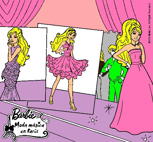 Barbie, desfilando por la pasarela