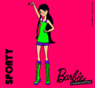 Dibujo Barbie Fashionista 4 pintado por kool