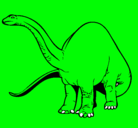 Dibujo Braquiosaurio II pintado por dioskary