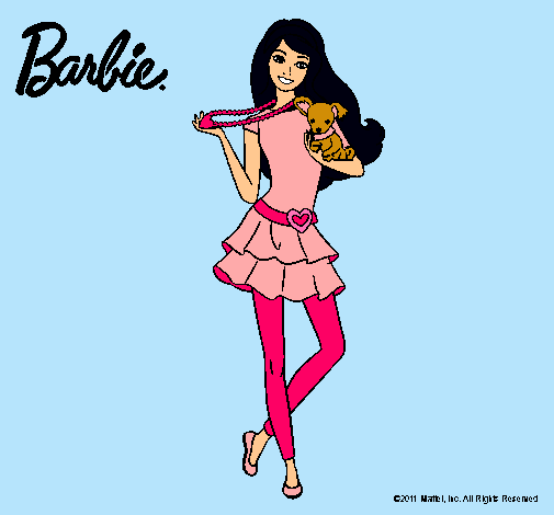 Barbie y su mascota