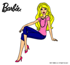 Dibujo Barbie moderna pintado por analizbeth