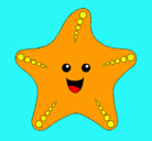 Dibujo Estrella de mar pintado por mariapaz