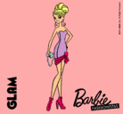 Dibujo Barbie Fashionista 5 pintado por estrel