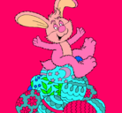 Dibujo Conejo de Pascua pintado por javixu