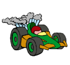 Dibujo Coche de Fórmula 1 pintado por evpncio