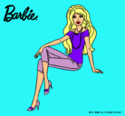Dibujo Barbie moderna pintado por belanova