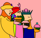 Dibujo Los Reyes Magos 3 pintado por SUNA