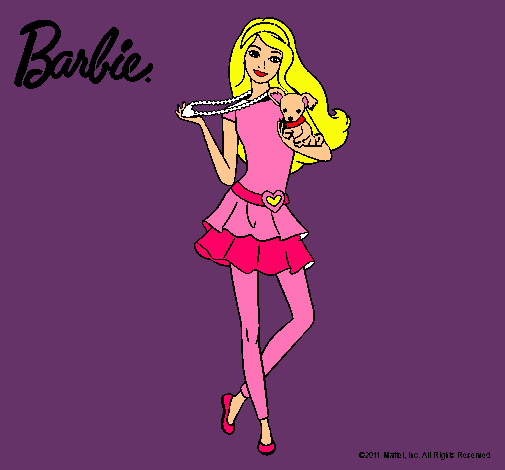 Barbie y su mascota