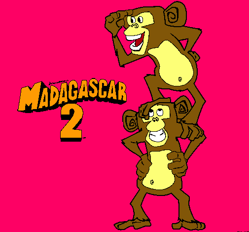 Madagascar 2 Manson y Phil