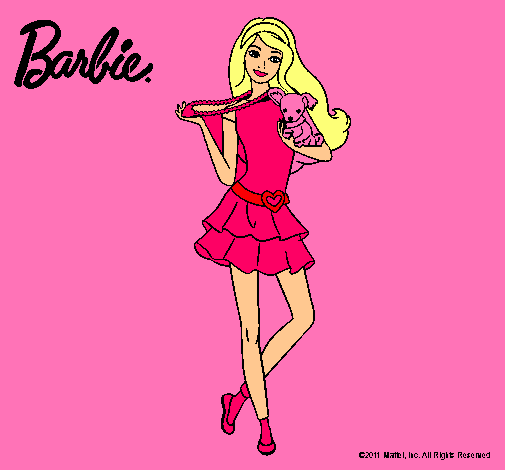 Barbie y su mascota