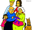 Dibujo Familia pintado por zamy