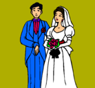 Dibujo Marido y mujer III pintado por wilmar