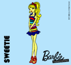 Dibujo Barbie Fashionista 6 pintado por 123456978