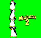 Dibujo Madagascar 2 Pingüinos pintado por madagascar 