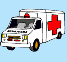 Dibujo Ambulancia pintado por AGALAN