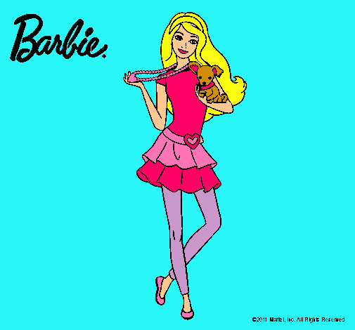 Barbie y su mascota