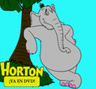 Dibujo Horton pintado por 22133