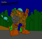 Dibujo Imaginext 4 pintado por marcll