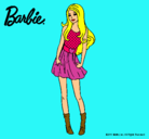 Dibujo Barbie veraniega pintado por MIPRIMERACSI