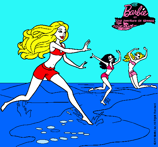 Barbie de regreso a la playa