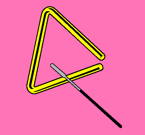 Dibujo Triángulo pintado por mariaaaaaa