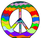 Dibujo Símbolo de la paz pintado por buhrer