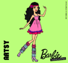 Dibujo Barbie Fashionista 1 pintado por Ezperanza