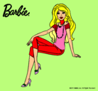 Dibujo Barbie moderna pintado por DESCHI