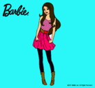 Dibujo Barbie veraniega pintado por maRby