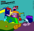 Dibujo Imaginext 10 pintado por rttgfnvg