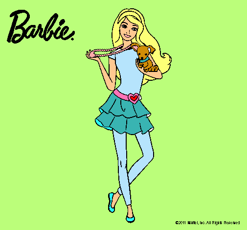 Barbie y su mascota