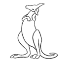 Dibujo Canguro pintado por kanguro