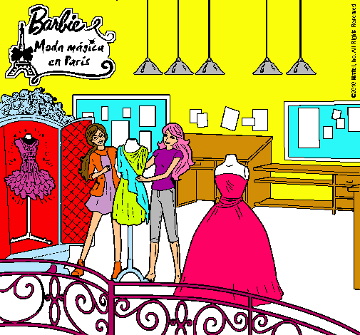 Barbie en la tienda