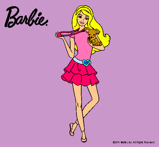 Barbie y su mascota