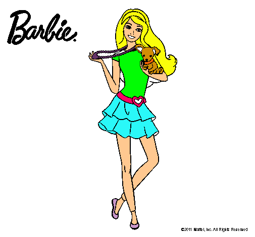 Barbie y su mascota