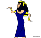 Dibujo Bailarina egipcia  pintado por MARRY