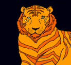 Dibujo Tigre pintado por maria13