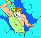 Dibujo Dios Zeus pintado por 657juli