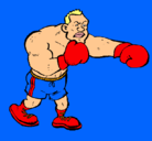 Dibujo Boxeador pintado por javier844