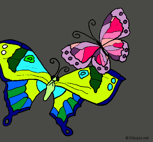 Dibujo Mariposas pintado por andiker