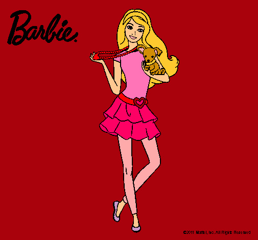 Barbie y su mascota